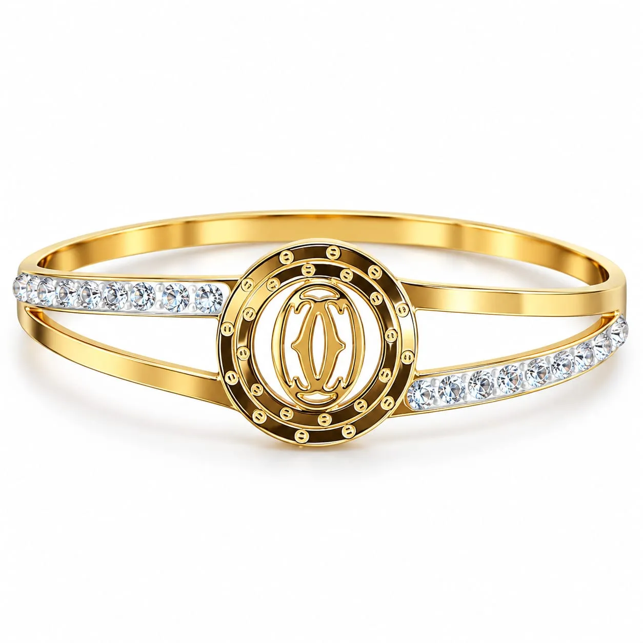 Premium Gold Plated Crystal Bracelet